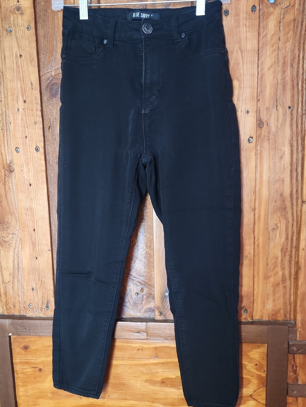 Blue Savvy Black Ankle Jeans - Women's Cropped Fit
